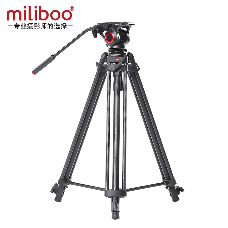 米泊MTT615B摄像机三脚架 碳纤维专业摄影支架 带液压云台（单位：套）