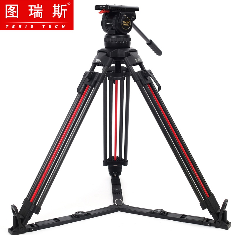 图瑞斯TX-V12T PLUS-Q 碳纤维摄像三脚架 适用单反相机摄影机液压云台一键开锁（个）