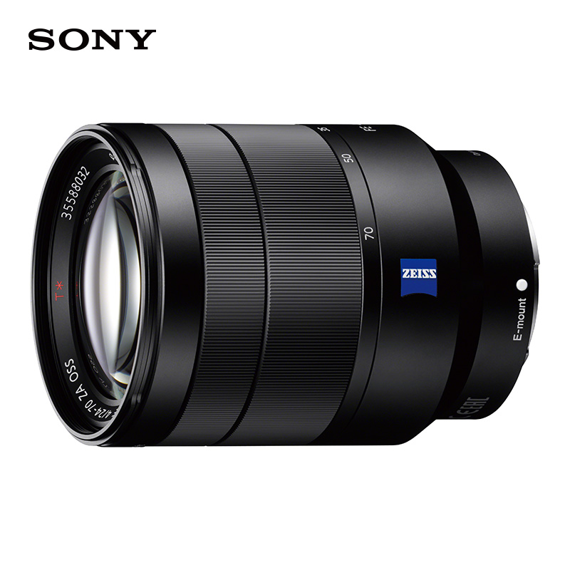 索尼SEL2470Z/OSS全画幅蔡司标准变焦微单相机镜头 E卡口24-70mm F4(个)