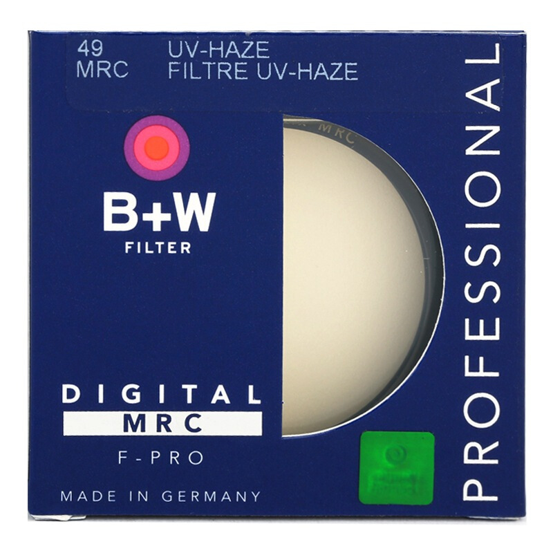 B+W铜圈单层镀膜UV镜49mm(个)