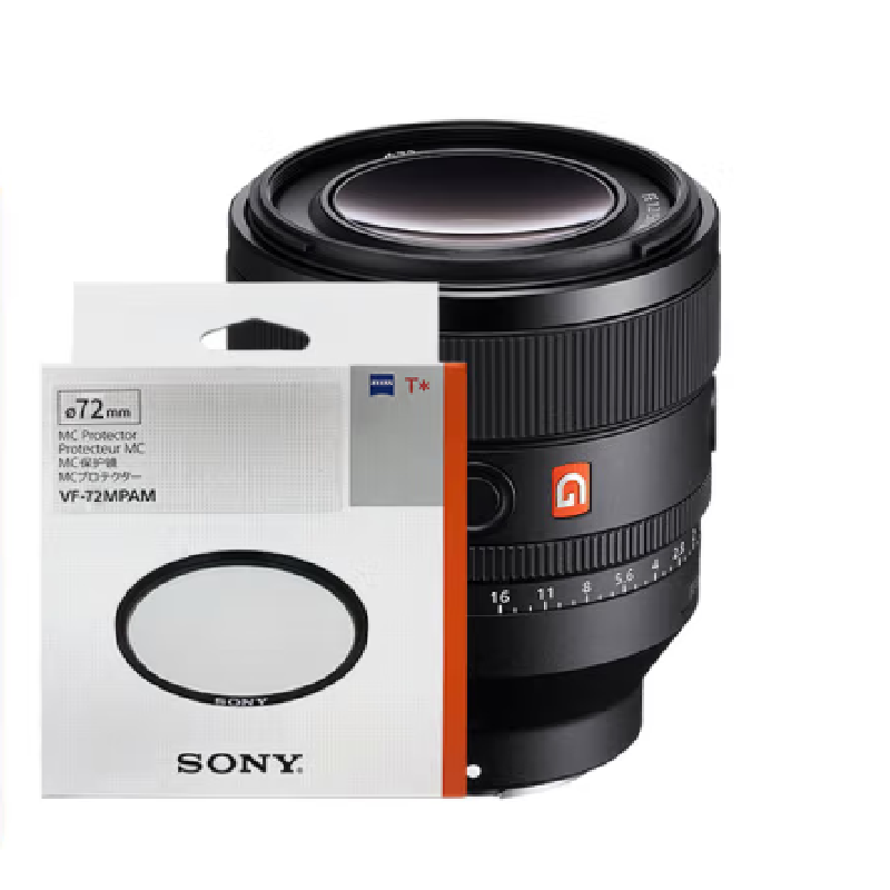 索尼（SONY）全画幅大光圈标准定焦FE50mmF1.2GM镜头+原装UV镜(单位：套)