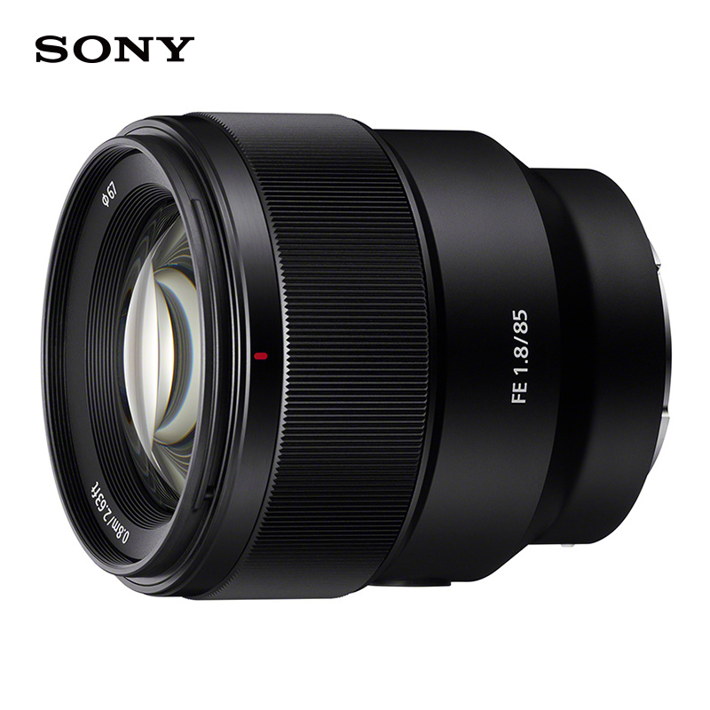 索尼（SONY）FE 85mm F1.8全画幅中远摄定焦微单相机镜头 E卡口 SEL85F18(单位：个)（仅供佛山）