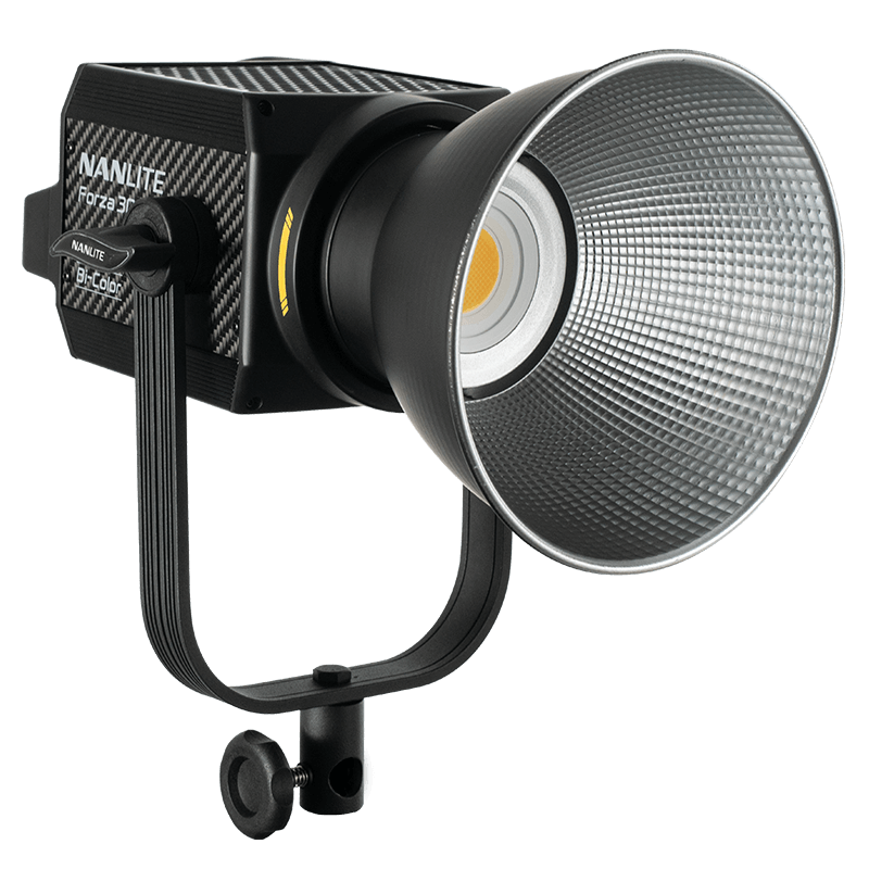 nanlite Forza 300B双色温可调人像摄影补光灯+90CM快装柔光箱+原装外出电池供电套装（套）
