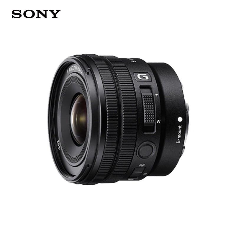索尼（SONY）E PZ 10-20mm F4 G 超广角电动变焦G镜头 （SELP1020G）（个）