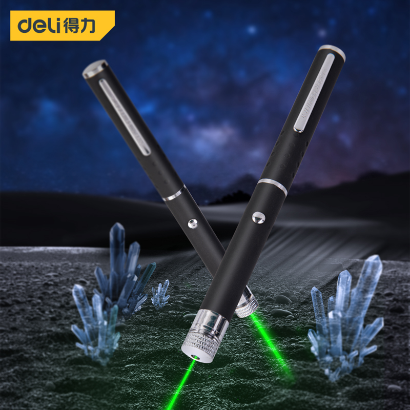 得力工具 DL552012 绿光激光笔(黑) 干电池（单位：个）