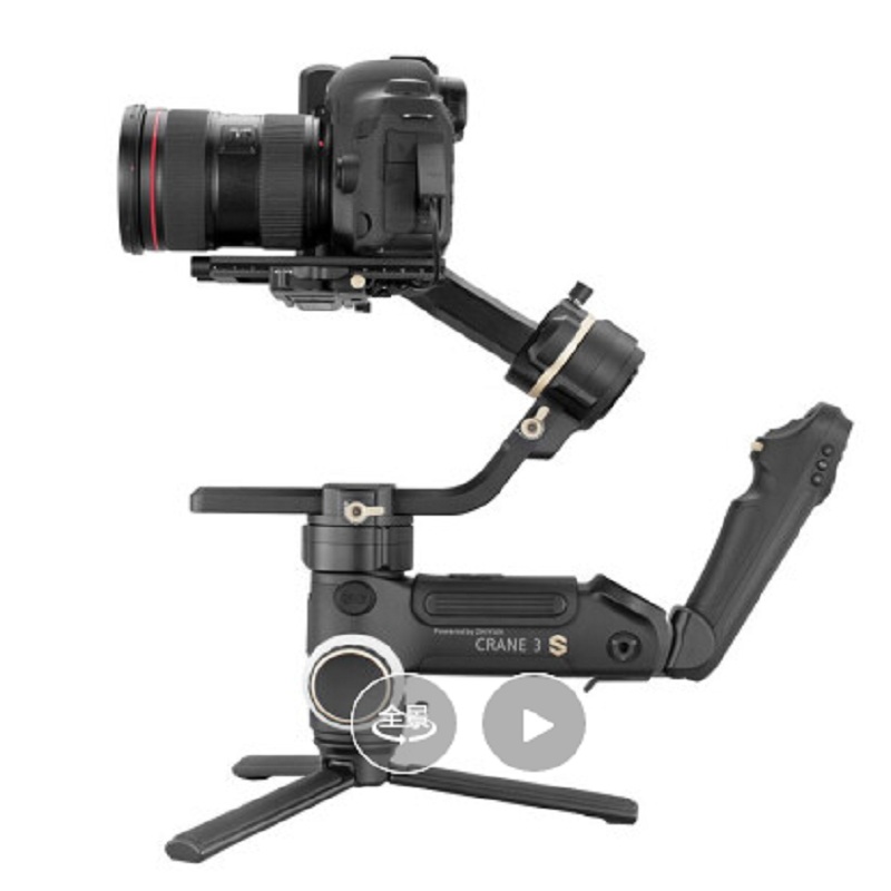 智云云鹤Crane3S相机稳定器Vlog单反稳定器 黑色（台）