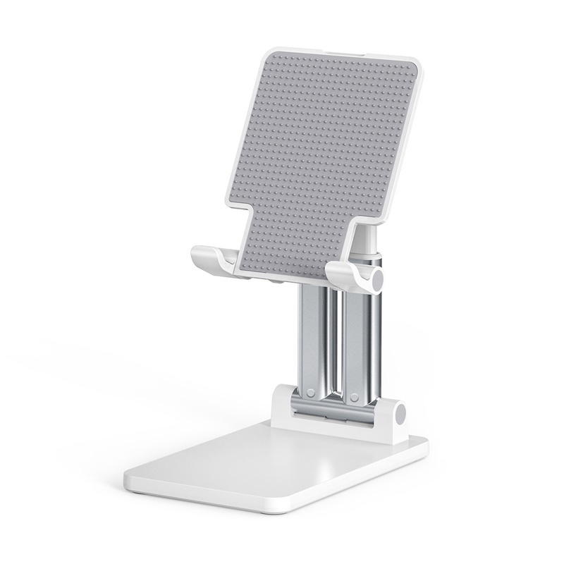 雷摄（LEISE）T7 白色 手机平板支架桌面直播便携可折叠升降ipad平板懒人支架 升级双杆手机平板支架(单位：个)
