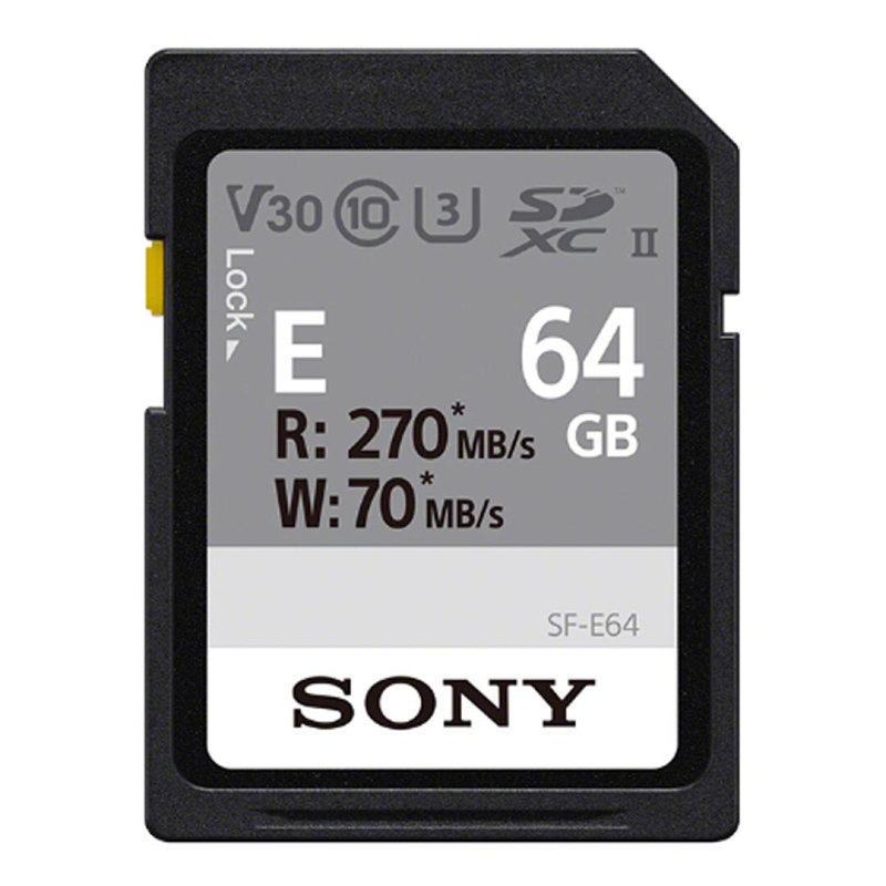 索尼 SF-E64 64GB UHS-II 64GB 相机存储卡(个)
