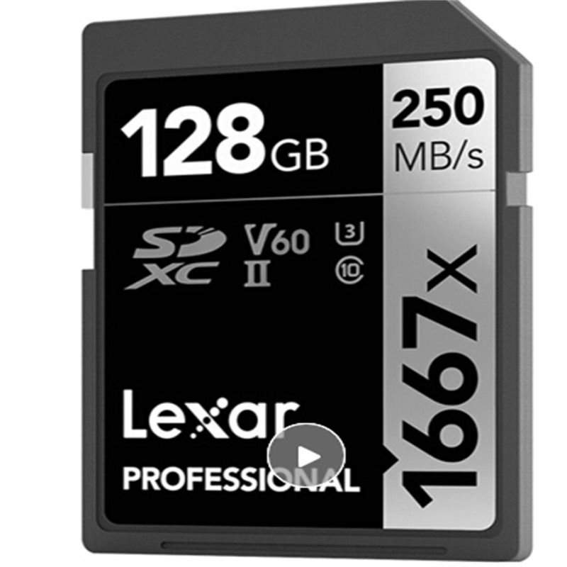 雷克沙128GB 高速SD存储卡U3 V60内存卡读250MB/s 写120MB/s（个）