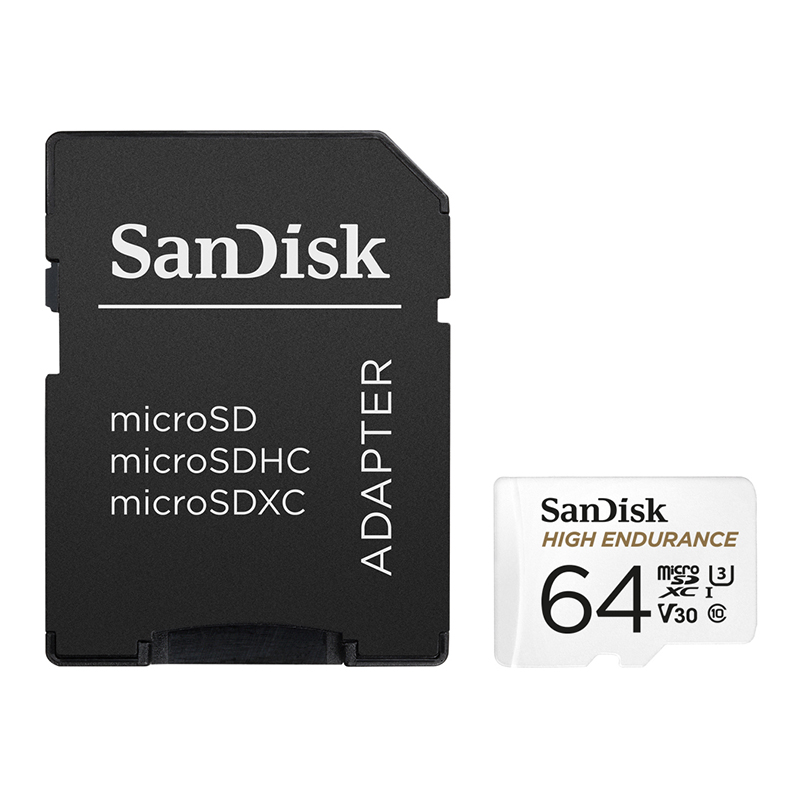 闪迪（SanDisk）64GB 存储卡行车记录仪&安防监控专用内存卡（单位：个）