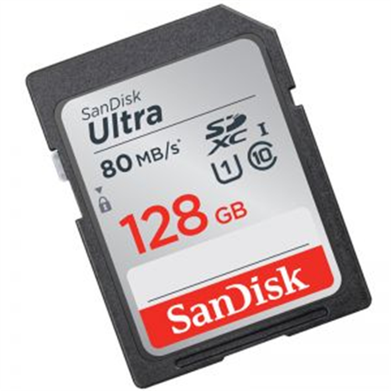 闪迪 SD存储卡 SDSDXXY-128G-ZN4IN 黑色 128GB SD存储卡 C10 读速80MB/s(个)