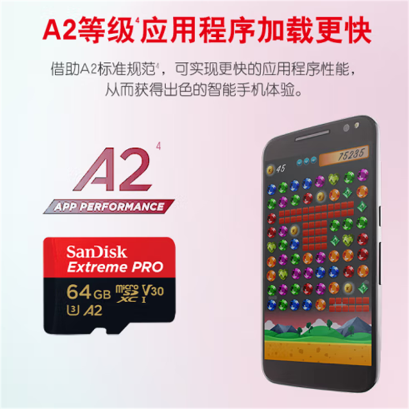 闪迪（SanDisk）64G TF SDSQXCY-064G至尊极存储卡（个）