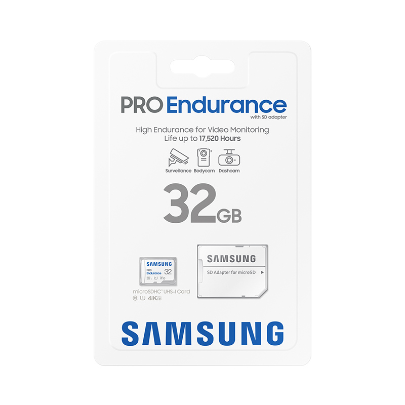 三星（SAMSUNG）MB-MJ32KA/RU 32GB TF（MicroSD）存储卡 PRO Endurance视频监控摄像头卡行车记录仪内存卡(单位：个)