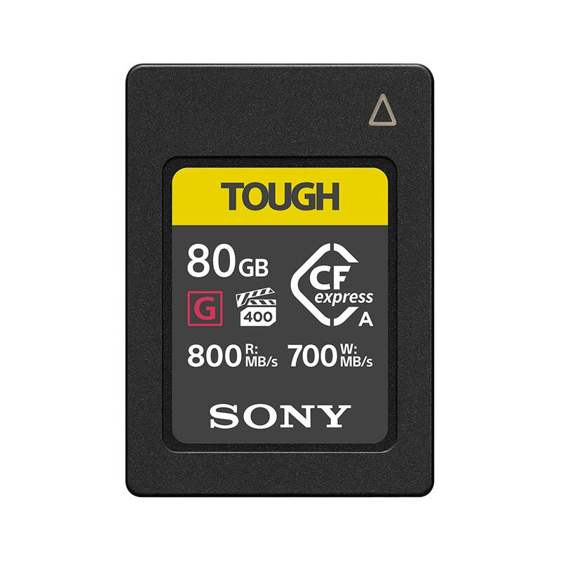 索尼（SONY）80GB CEA-G80T CFexpress Type A存储卡 读速800MB/s 写速700MB/s CFe存储卡 三防卡（单位：个）
