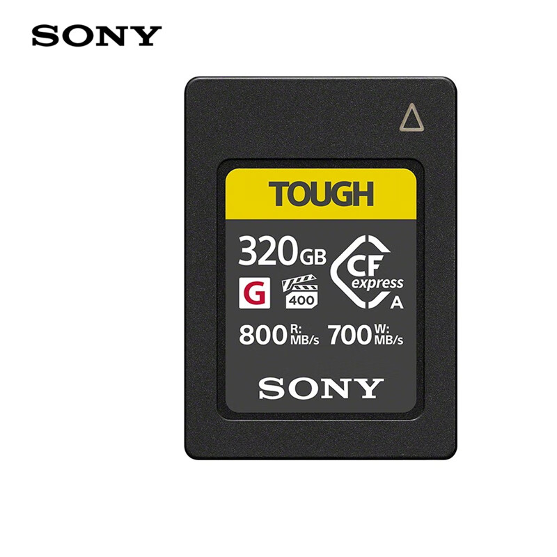 索尼（SONY）320GB CEA-G320T CFexpress Type A存储卡 读速800MB/s 写速700MB/s CFe存储卡 三防卡（个）