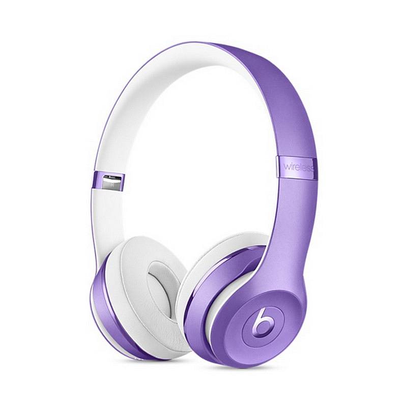 Beats/Solo3-wireless无线蓝牙头戴式耳机紫色(副)