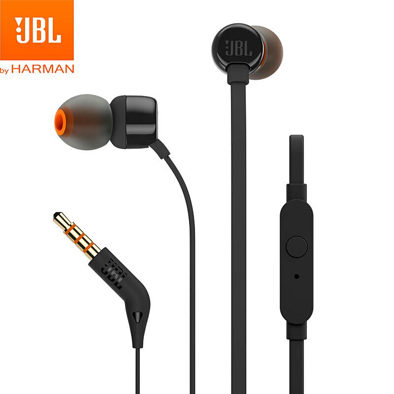 JBL/T110入耳式耳机黑(个)