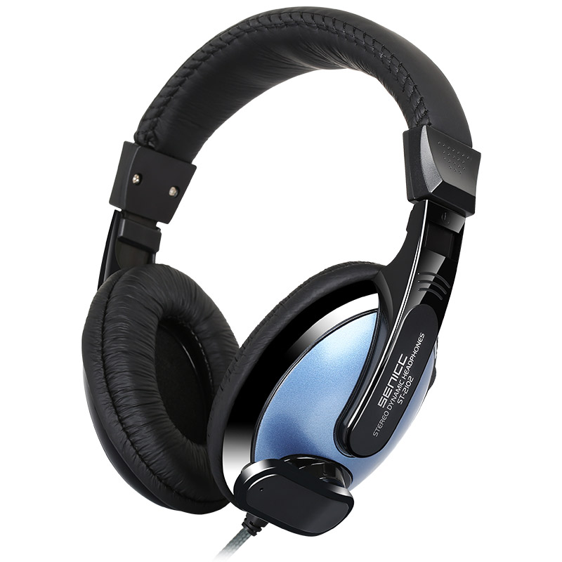 声丽ST-2102头戴式耳机蓝色215g/2.5M(个)