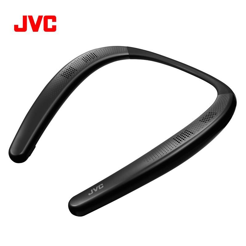 杰伟世（JVC）SP-A7WT 颈挂式蓝牙音箱 黑（个）