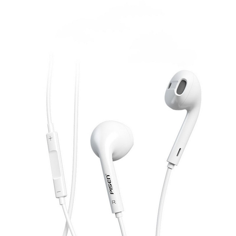 品胜G601+爱声半入耳式立体声有线耳机G601+(苹果白)(个)
