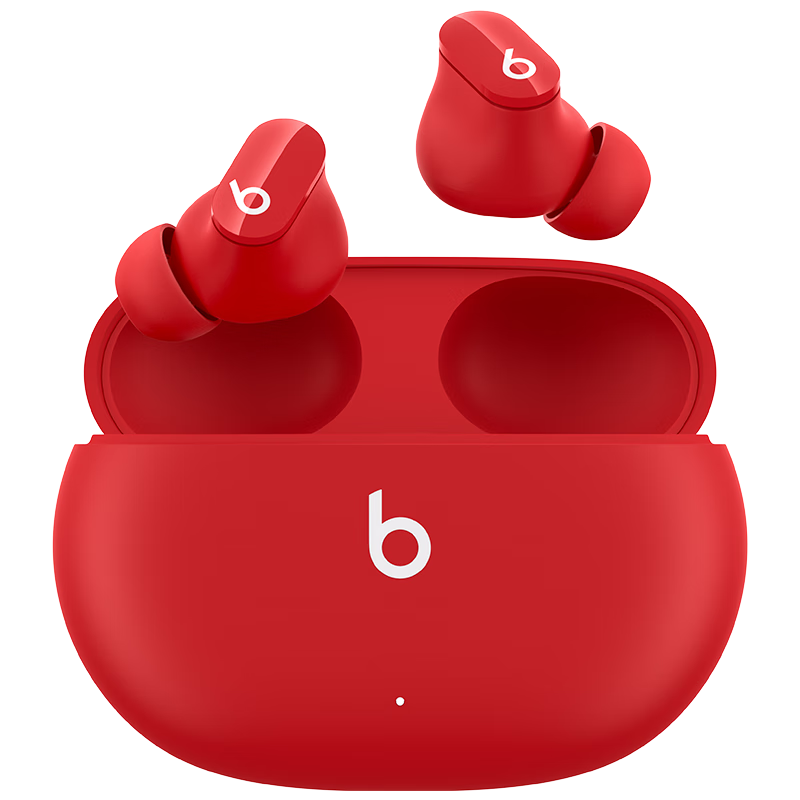 beats Beats Studio Buds 真无线降噪耳机 蓝牙耳机 兼容苹果安卓系统 IPX4级防水 – Beats 经典红色(副)