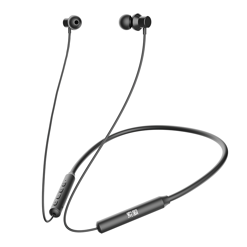索爱（soaiy）X5挂脖式运动无线蓝牙耳机 颈挂式超长续航 跑步入耳式音乐耳机 适用于苹果华为安卓耳麦 黑色(台)
