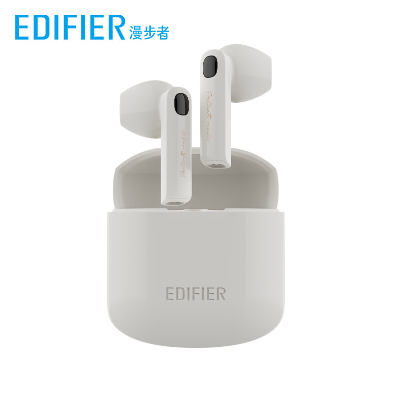 漫步者（EDIFIER）MiniBuds2 真无线蓝牙耳机  象牙白（副）