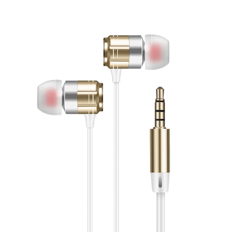 纽曼 Newmine  NM-JK12 金属通用入耳式耳机（个）金色