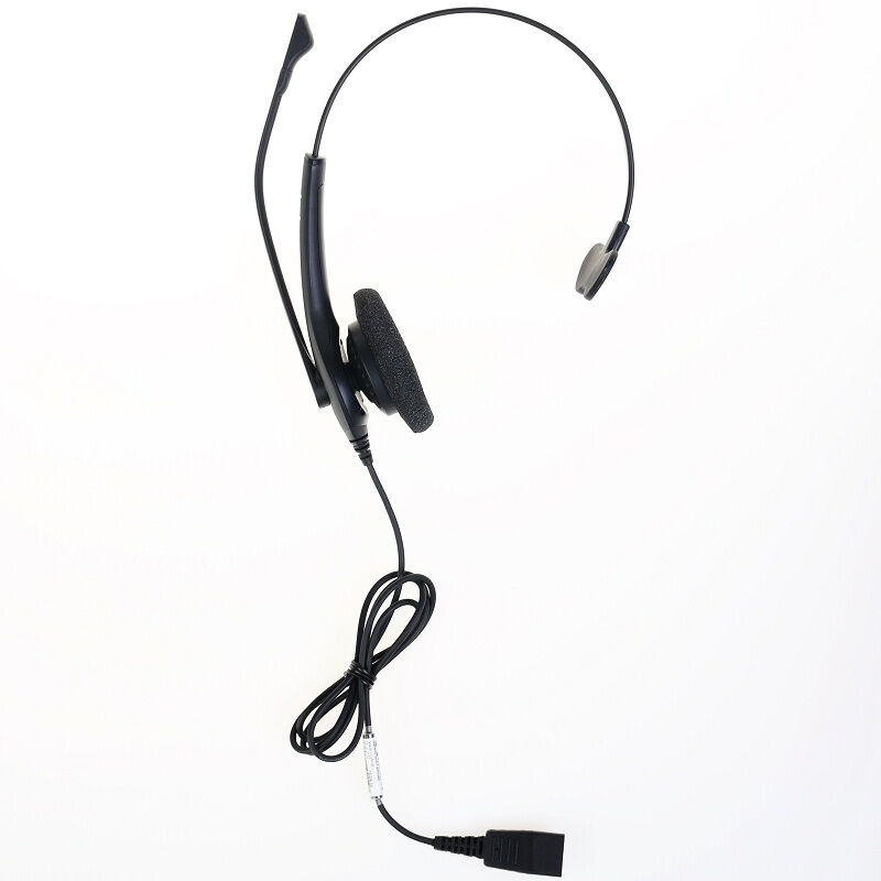 捷波朗(Jabra)话务客服耳机呼叫中心耳麦在线学习入门款单耳头戴式耳机Biz 1500 QD被动降噪含QD连接线