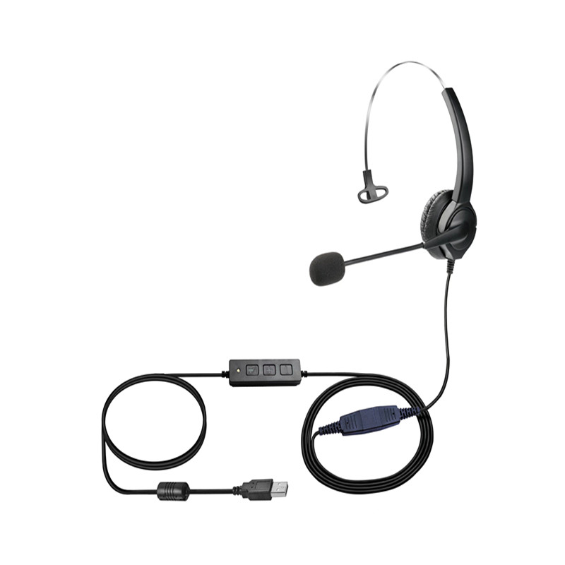 声迪尔 S800 单耳 USB接头 ENC主动降噪带线控话务耳机(单位：副)