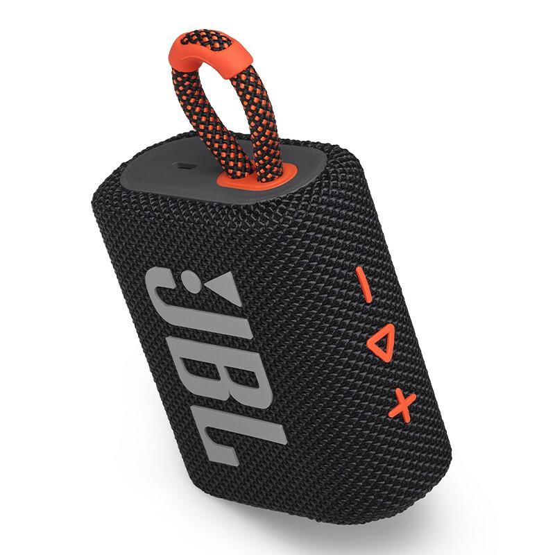 JBL GO3音乐金砖3代便携式蓝牙音箱黑拼橙（台）