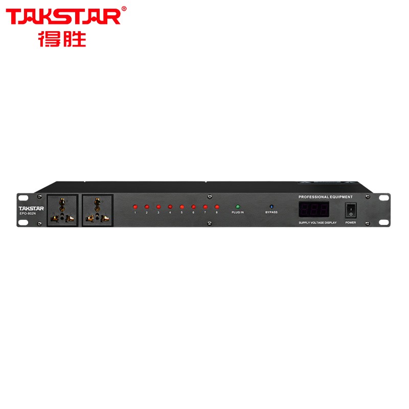 Takstar/得胜 EPO-802N控制电源时序器8路（台）