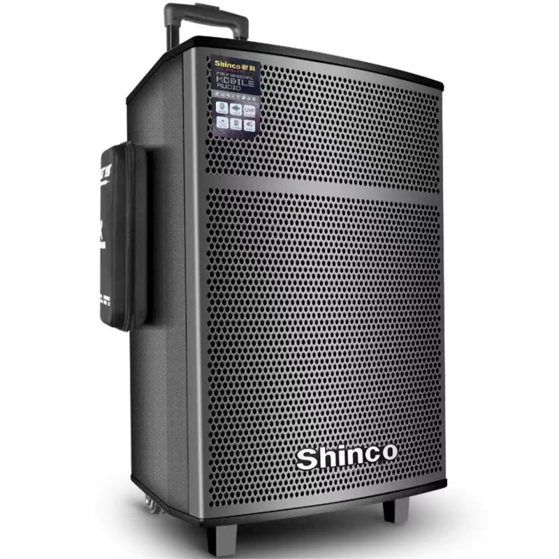 新科（Shinco）T509 移动拉杆户外音箱 15英寸蓝牙广场舞音响 大功率重低音KTV 便携式扩音器带麦克风（单位：个）