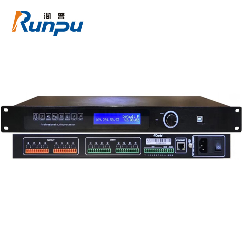 润普Runpu国产化会议音频处理器矩阵8进8出RP-YP8.8（组合定制）（台）