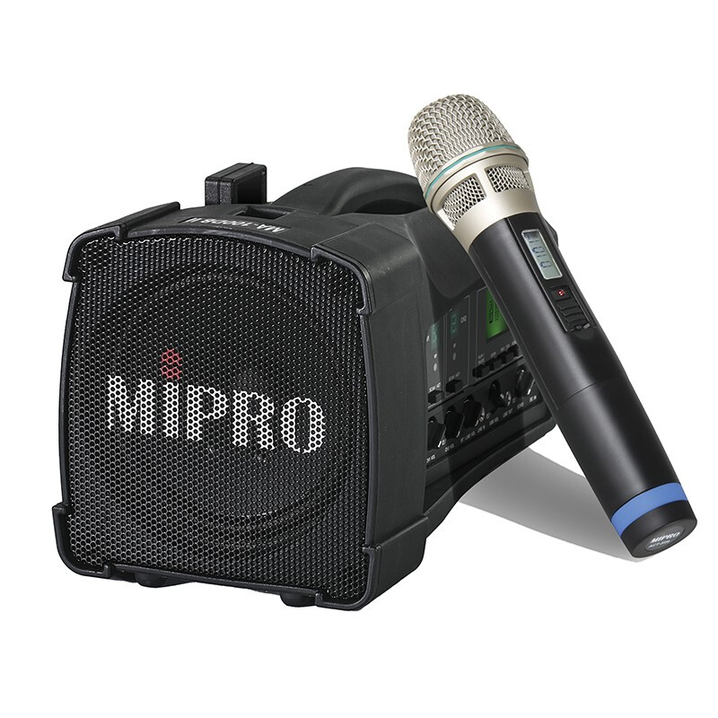 咪宝（MIPRO）MA-100DB 便携式扩音器 一手持一领夹话筒套装（套）