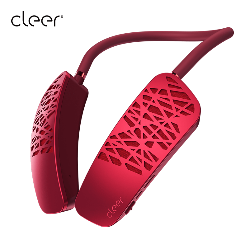 cleer HALO无线颈挂式蓝牙音箱定向传音便携挂脖音响 波尔多红娱乐(单位：台)