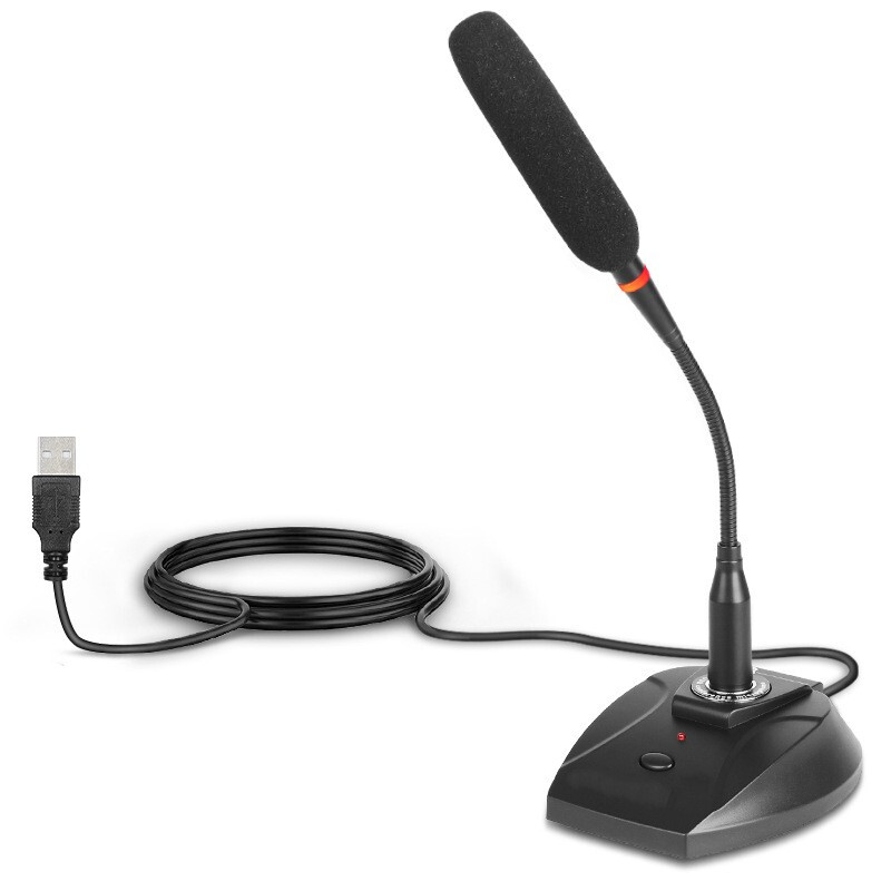宏视道HSD-ES357台式会议麦克风演讲直播鹅颈麦桌面话筒USB有线话筒（台）