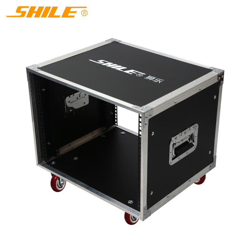 狮乐 （SHILE）机柜音响设备专用铝合功放音箱话筒机柜8U（台）