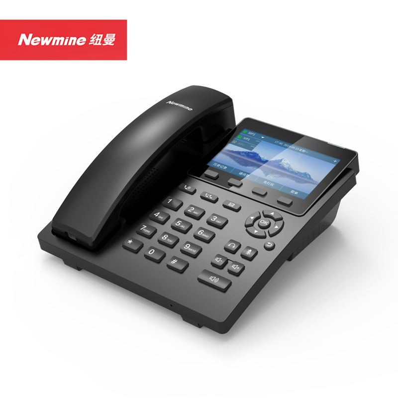 纽曼（Newmine） IP智能电话机 智能通讯录 骚扰拦截 办公电话 一键免打扰自动答录座机 HL2008TSD-338(R)