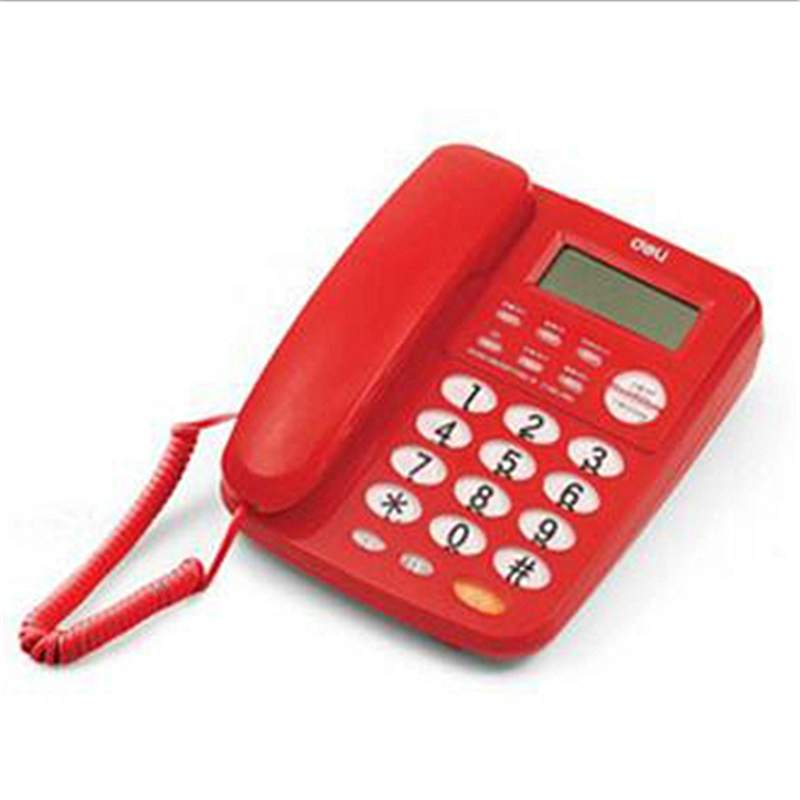 得力780电话机(红)(台)