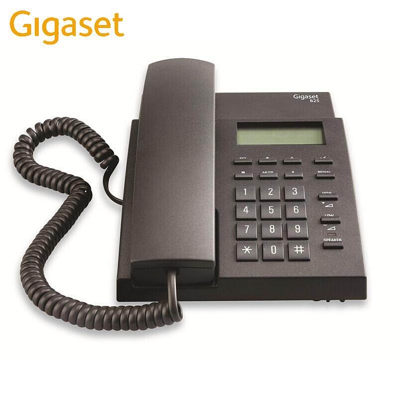 集怡嘉GIGASET825办公座机家用电话机黑色(件)