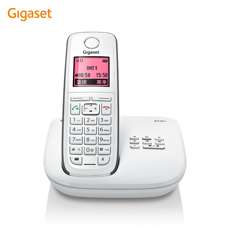 集怡嘉E710A 白色电话机（台）白色