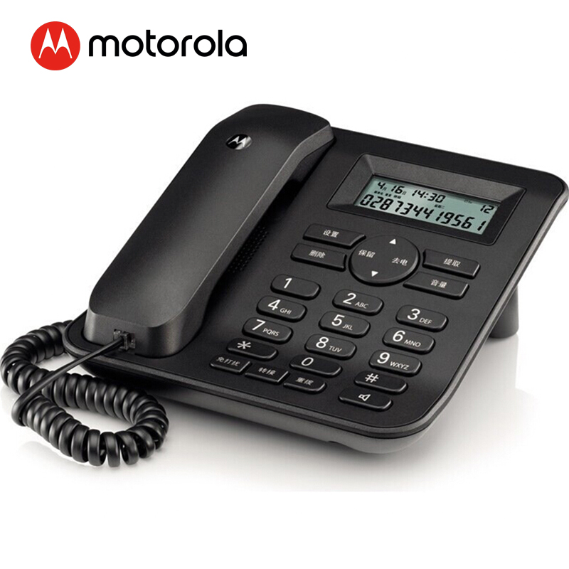 摩托罗拉(Motorola) CT410C 有绳 电话机 黑色(单位:部)