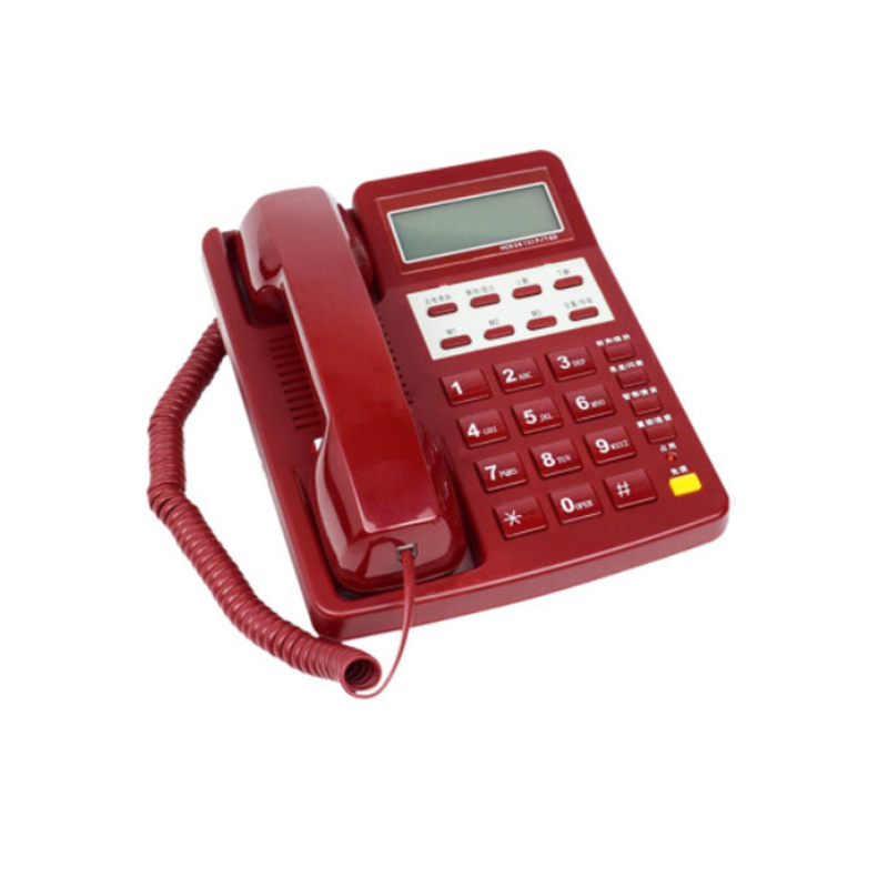 富桥 HCD28(3)P/TSD型 主叫号码显示电话机(统型)红色政务话机（单位：部）