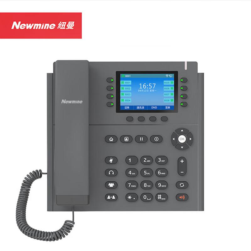 纽曼(Newsmy) HL2008TSD-618(R) 205*220mm*33mm IP电话机 (计价单位：台) 黑色