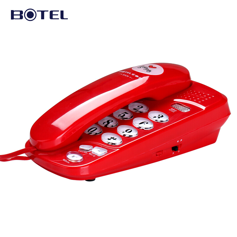 宝泰尔（BOTEL）电话机座机 K026 红色 （台）