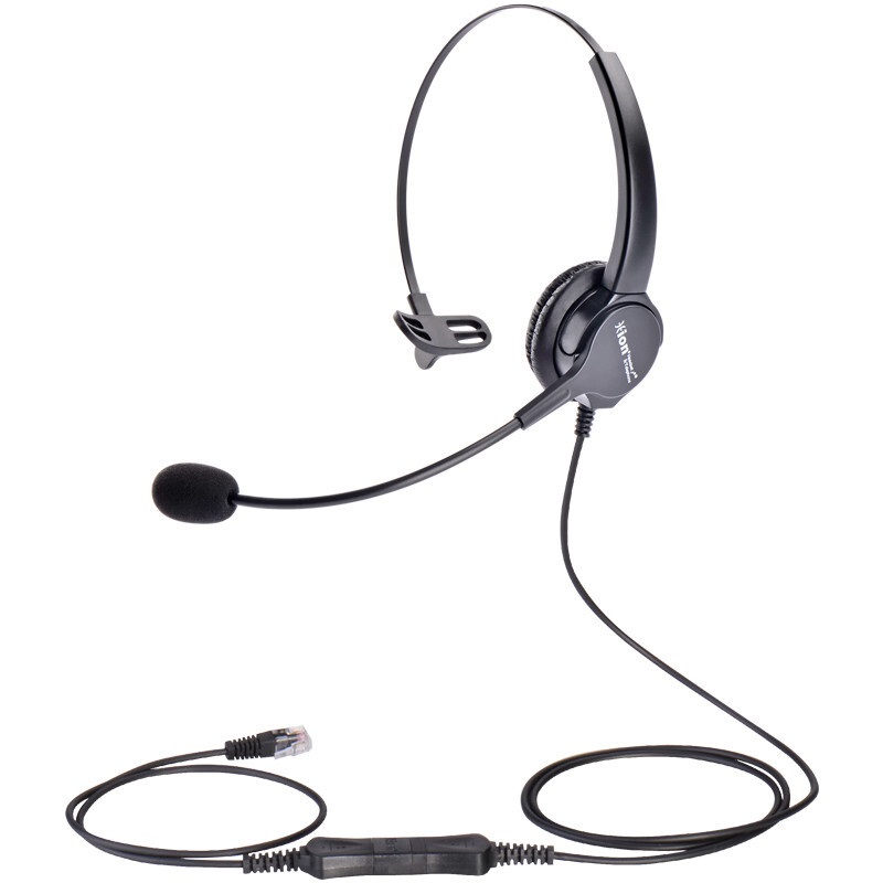 北恩FOR630头戴式单耳话务耳机/QD-水晶头/适用电话机（个）