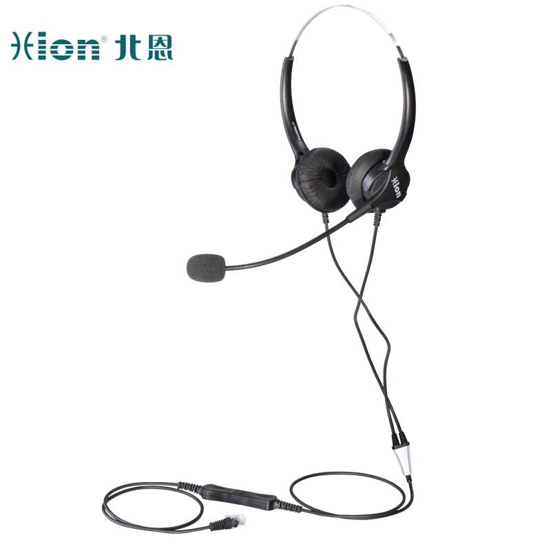 北恩（HION）FOR600D 头戴式双耳话务耳机-水晶头(B4)（个）