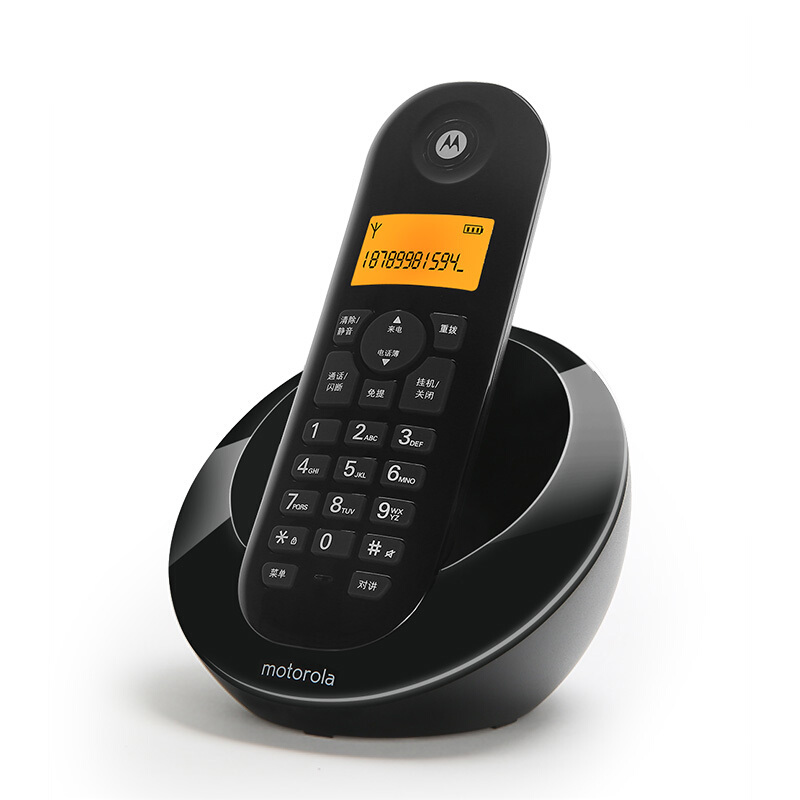 摩托罗拉(Motorola) C601C 数字无绳单机 电话机 (计价单位：台)黑色