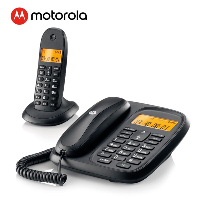 摩托罗拉CL101C数字无绳电话机子母机黑(台)